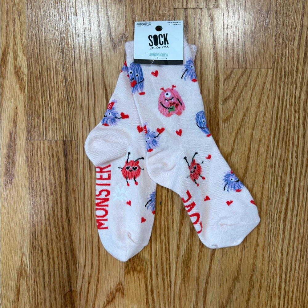 Cute Monster Love Socks - sock it to me